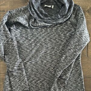 Athleta Gray Cowl Neck Sweater with Soft Knit Fabric